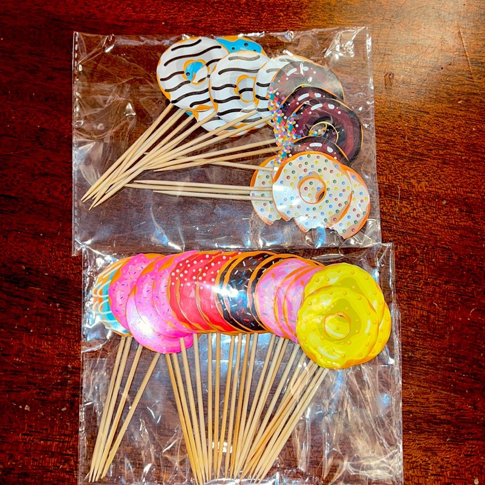 36 donut themed bday picks
